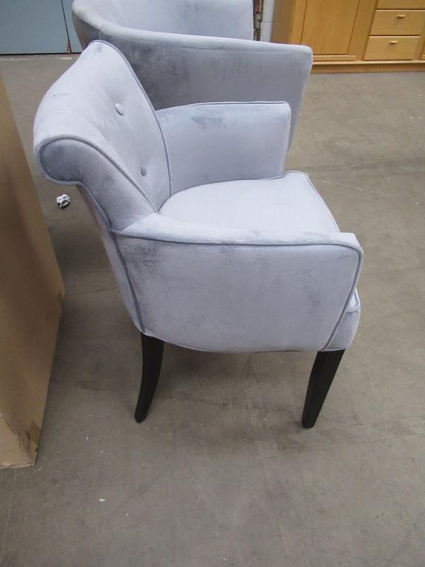 2 x Float Button Madison Tailor arm chairs - Image 3 of 3