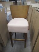 2 x Rebecca Vena ivory high stool