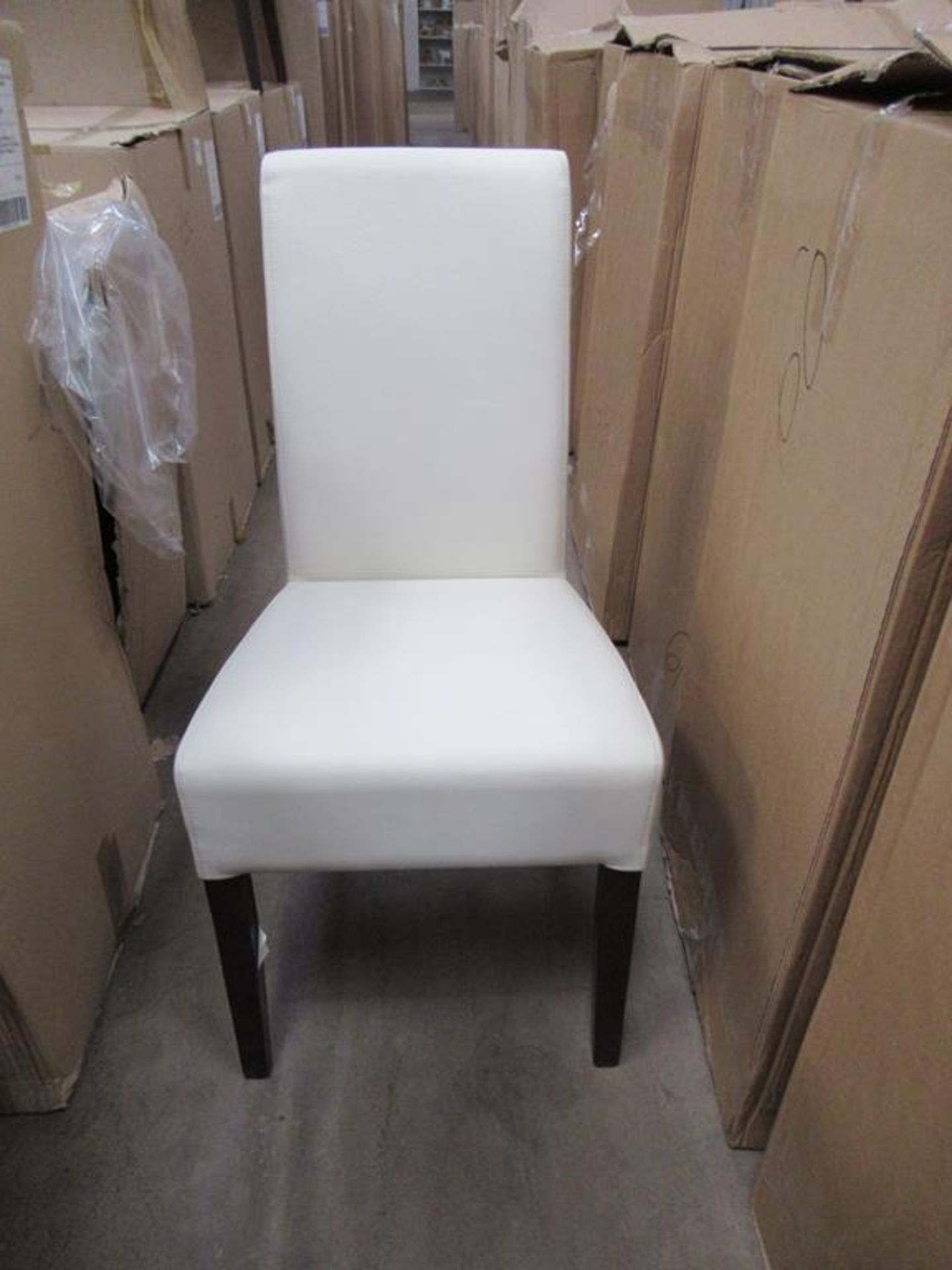 6 x Vena ivory Valencia side chairs