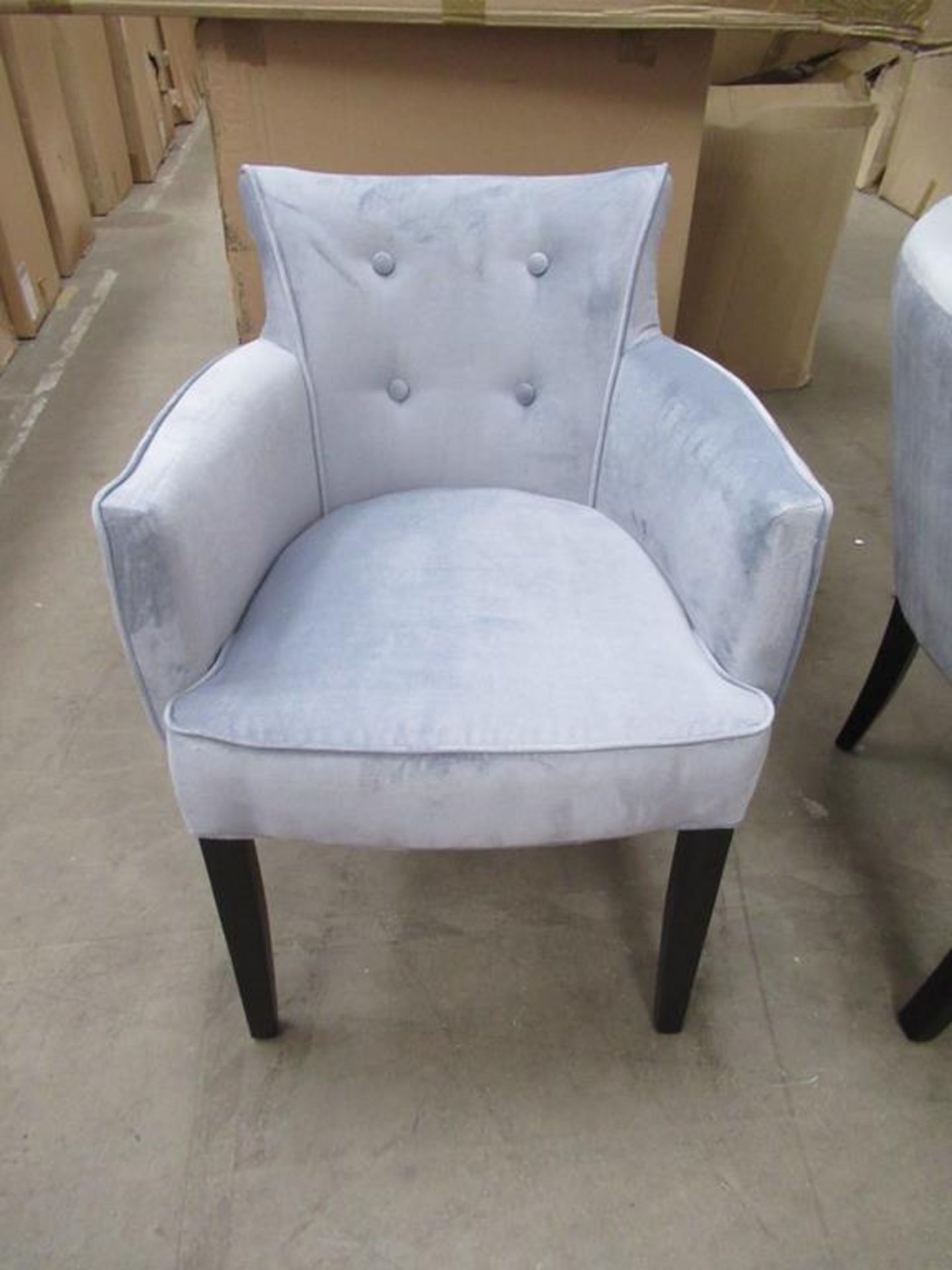 2 x Float Button Madison Tailor arm chairs