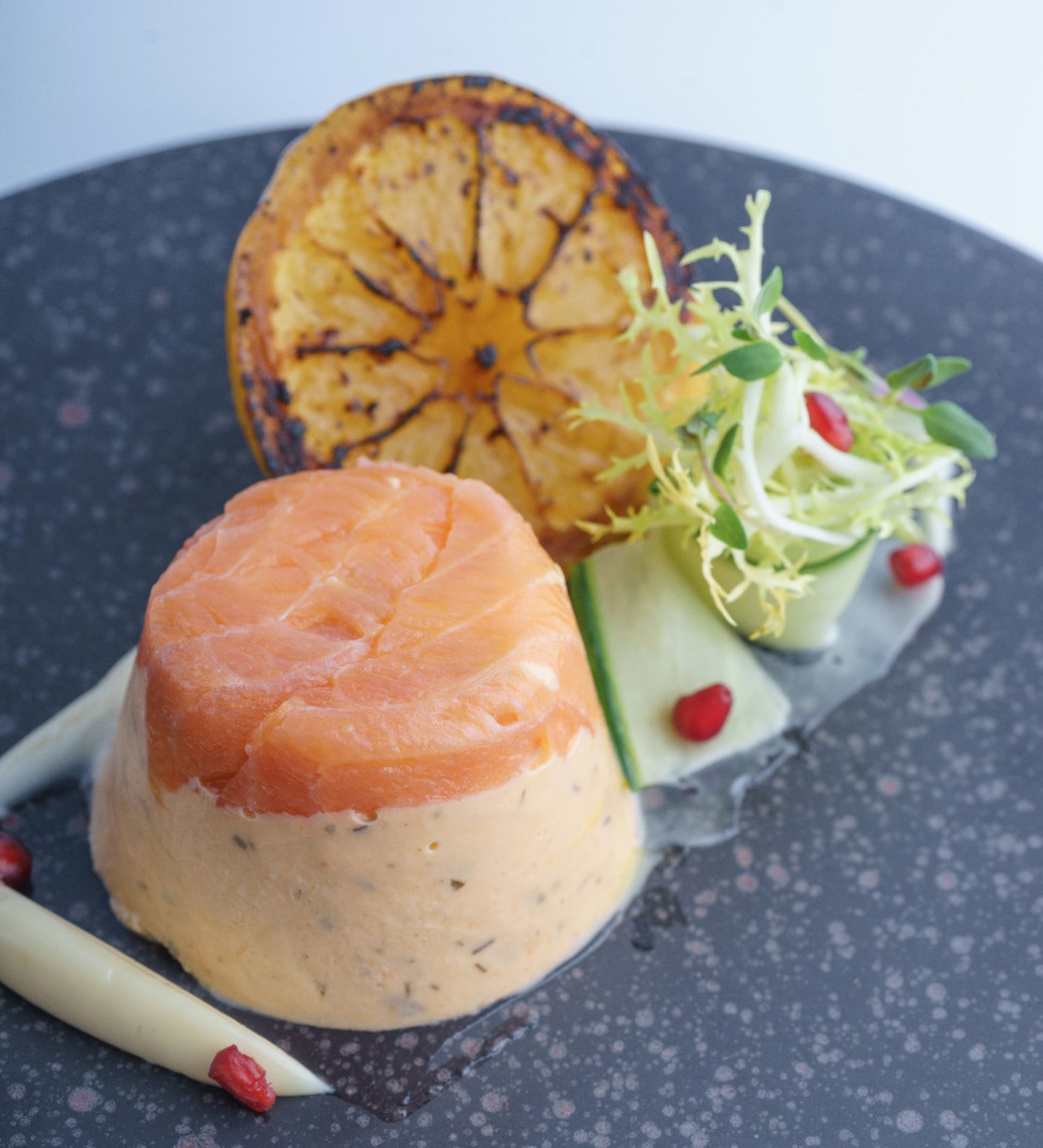 57 x APP19/11 Smoked salmon parfait with a citrus