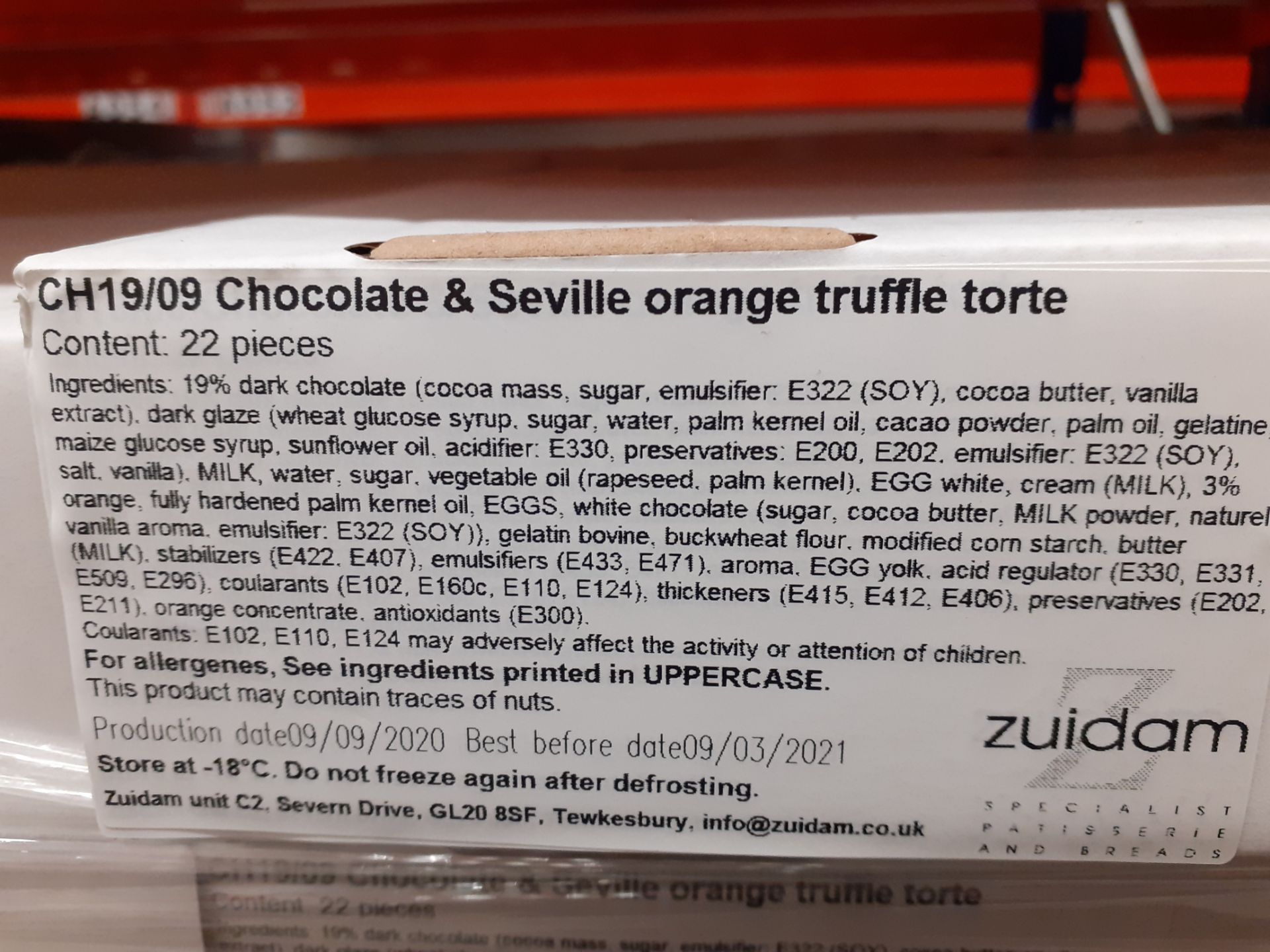 220 x CH19/09 Chocolate & Seville orange truffle t - Image 3 of 3