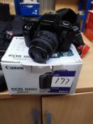 Canon EOS 1000FN 35mm SLR Camera with portable fla