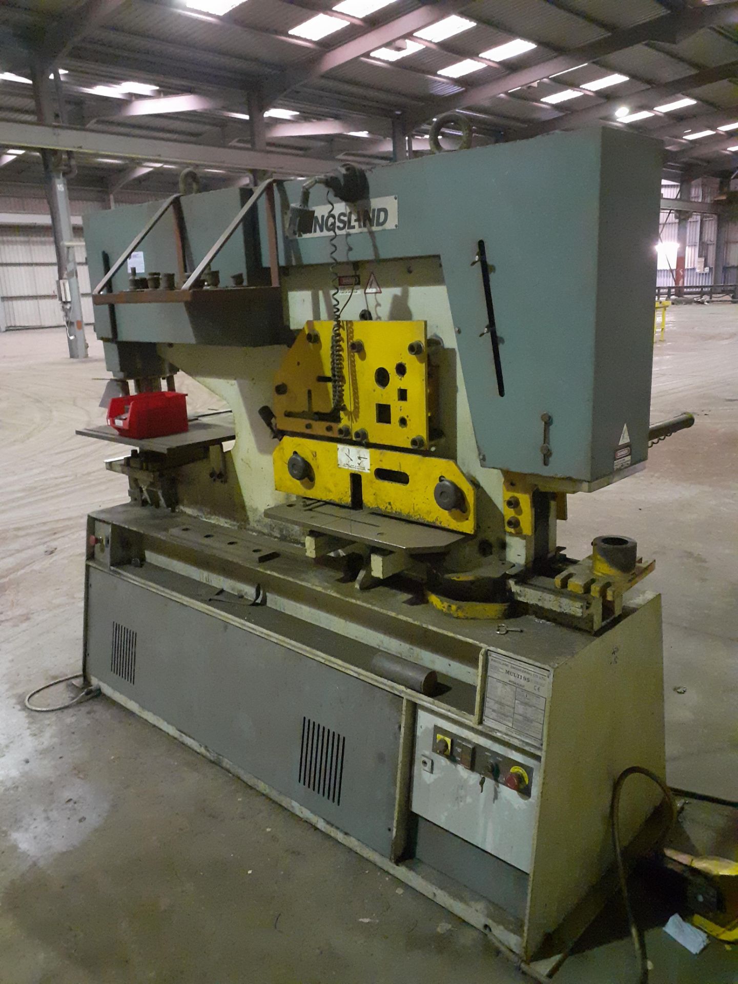 Kingsland Multi 95 Metalworker, Serial Number 515007 with Tooling - Image 4 of 6