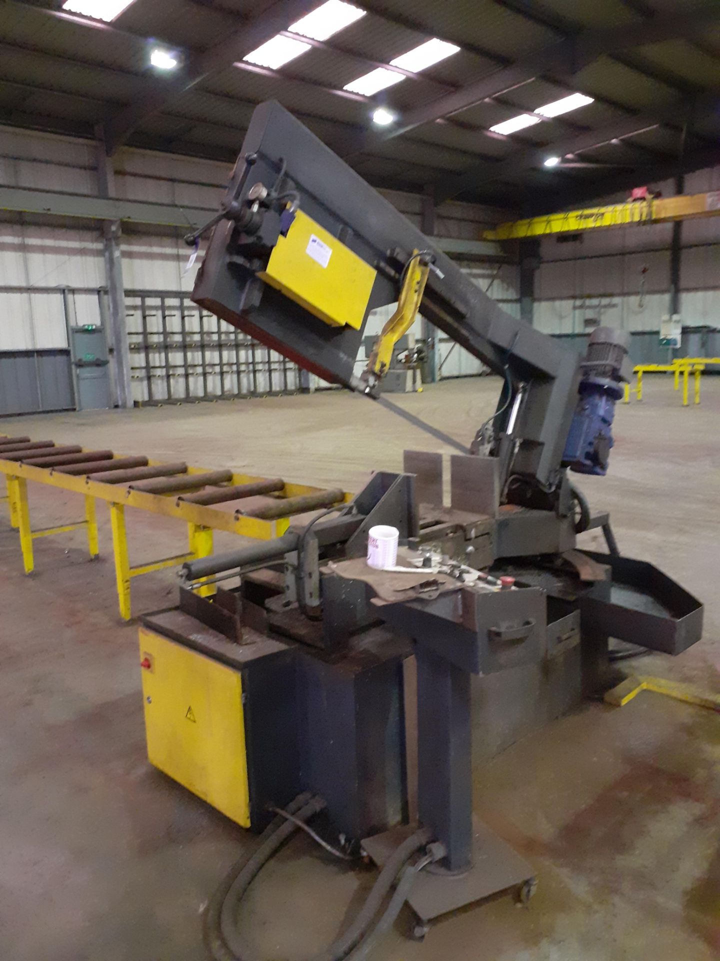 Sterling BMSY 440DGH Horizontal Bandsaw, Machine No. 110504 (2011) with Roller Feed & Take Off - Image 2 of 4