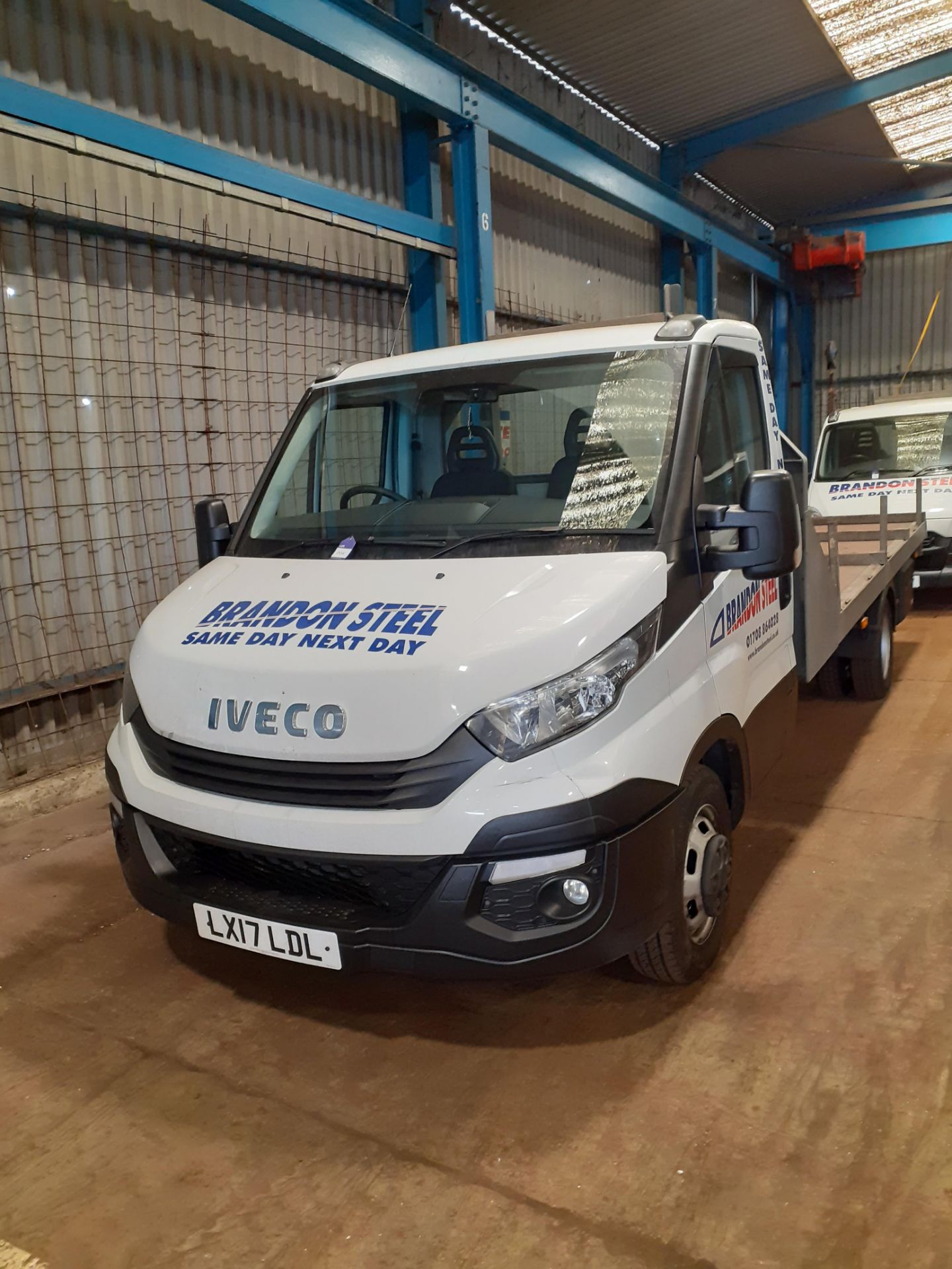 Iveco Daily 35-150 Flat Bed Truck, bed length 4.85 m, Registration LX17 LDL, Date of Registration