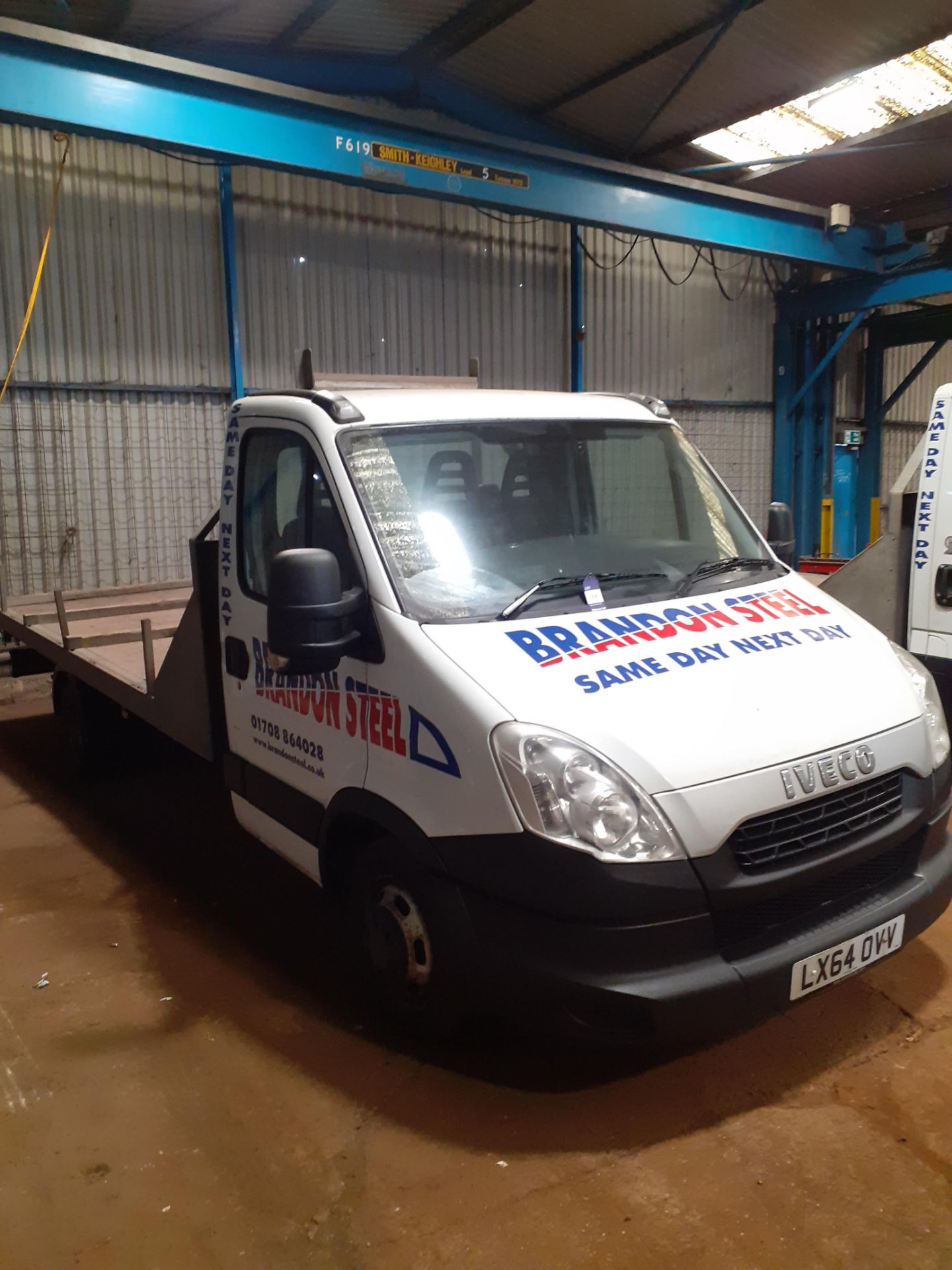 Iveco Daily Flat Bed Truck, bed length 4.85 m, Registration LX64 OVV, Date of Registration 2/9/14, - Image 2 of 6