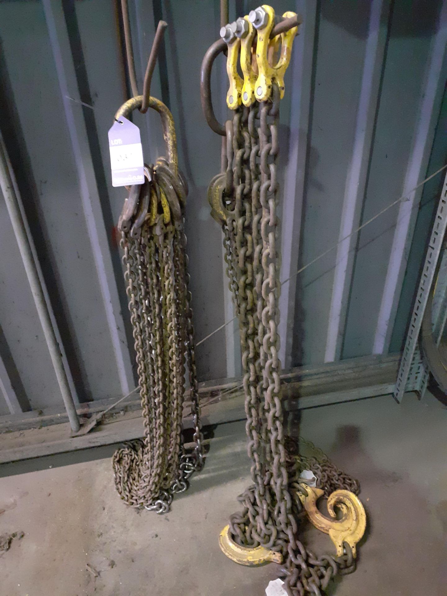 2 x 4 Leg Lifting Chain Sets, 3 x Single Lifting Chains, 2 Leg Lifting Chain Set