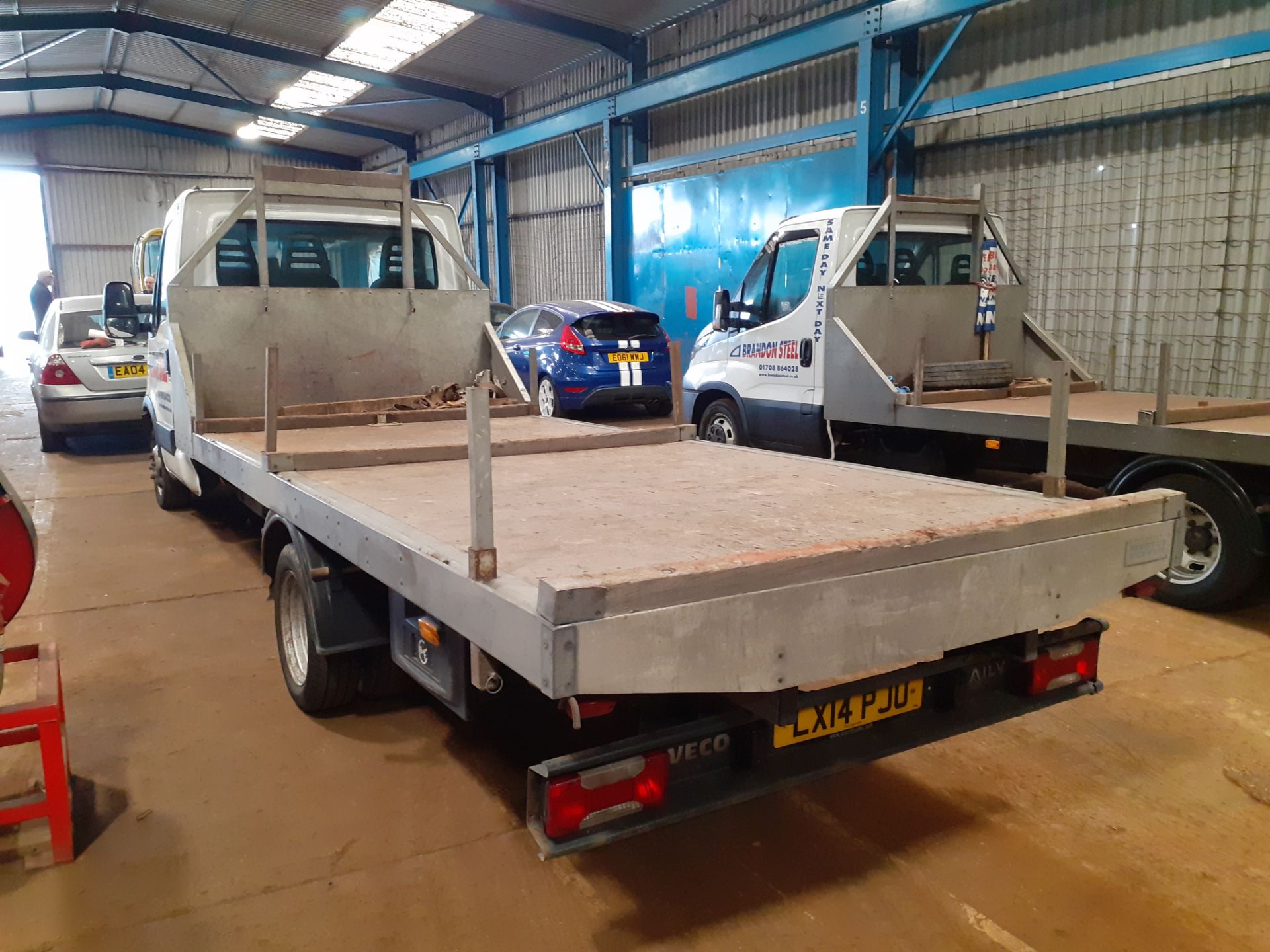 Iveco Daily Flat Bed Truck, bed length 4.85 m, Registration LX14 PJU, Date of Registration 5/3/14, - Image 3 of 7