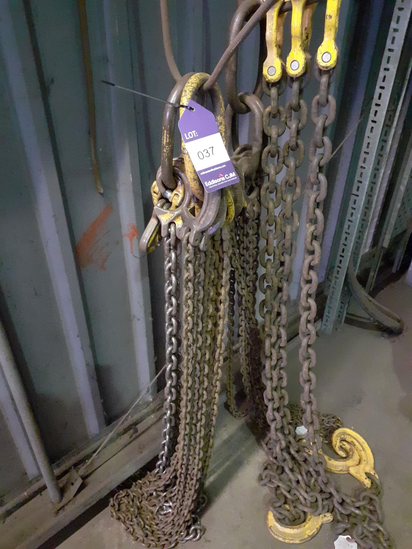 2 x 4 Leg Lifting Chain Sets, 3 x Single Lifting Chains, 2 Leg Lifting Chain Set - Image 2 of 2