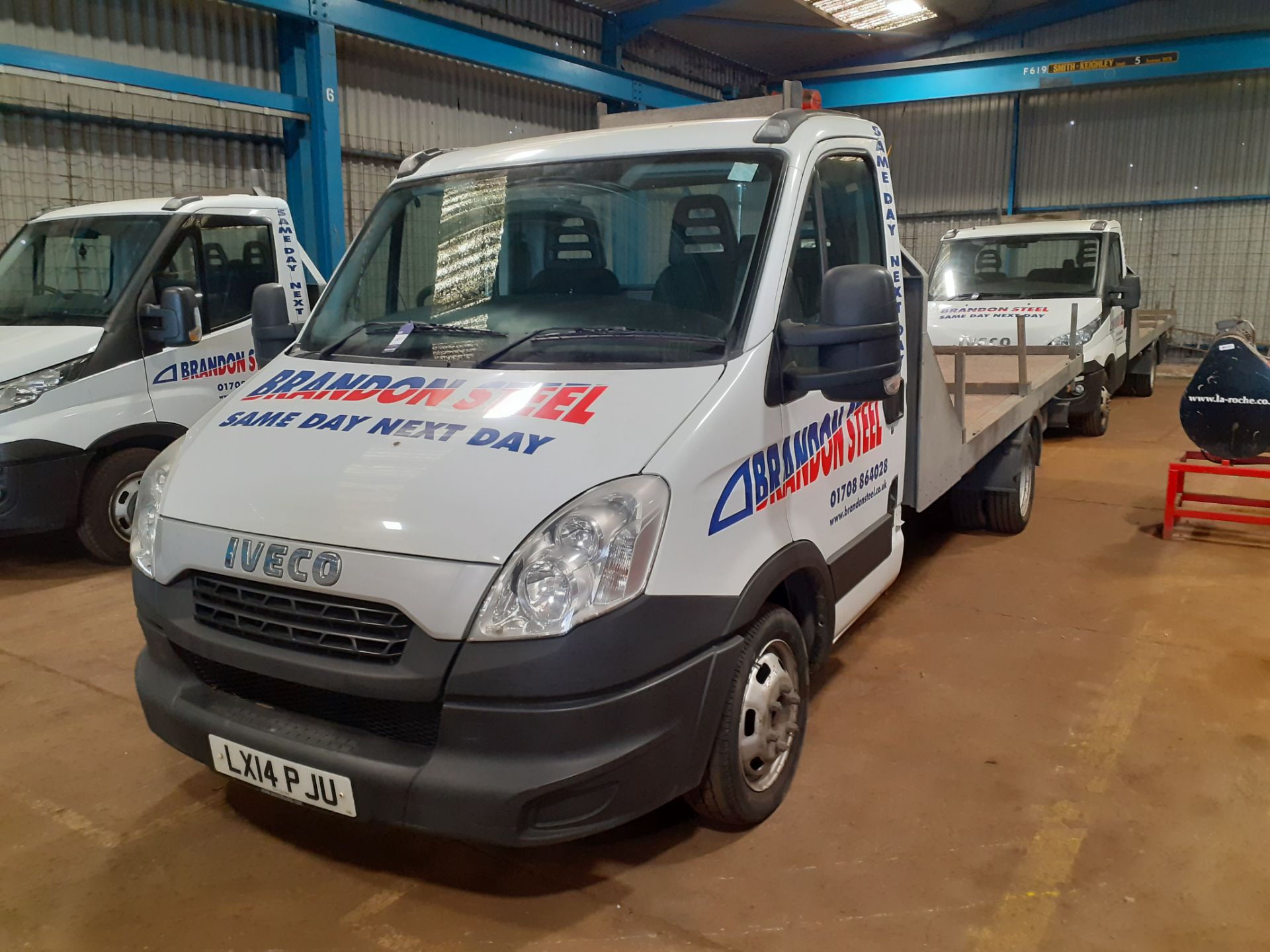 Iveco Daily Flat Bed Truck, bed length 4.85 m, Registration LX14 PJU, Date of Registration 5/3/14, - Image 2 of 7