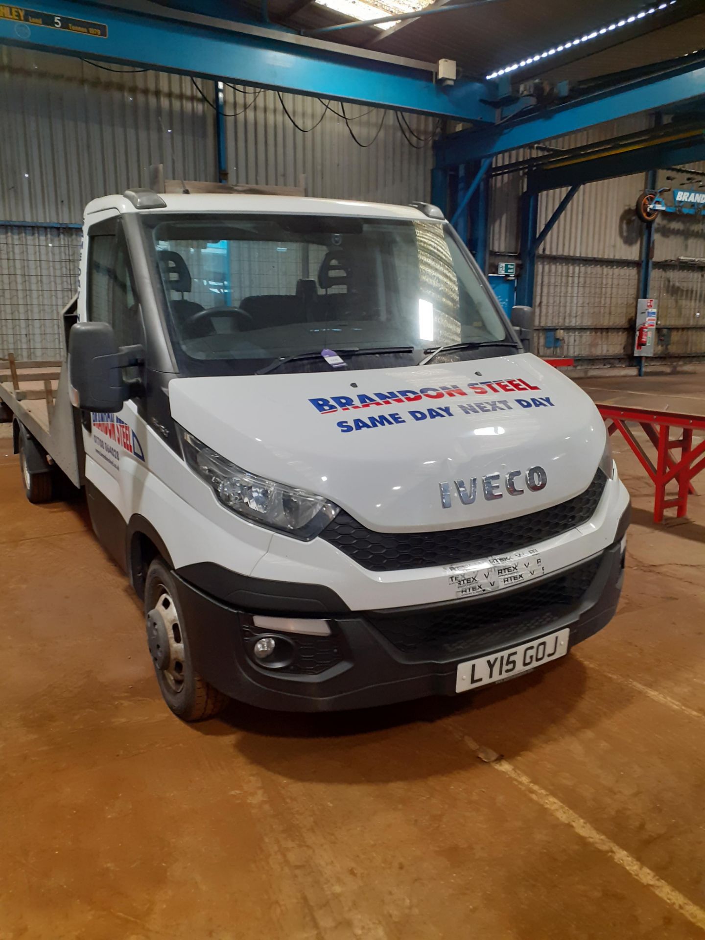 Iveco Daily 35-150 Flat Bed Truck, bed length 4.85 m, Registration LY15 GOJ, Date of Registration