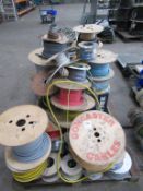 Pallet to contain Large Qty of Electrical Wire/ Cables and Cat Cable