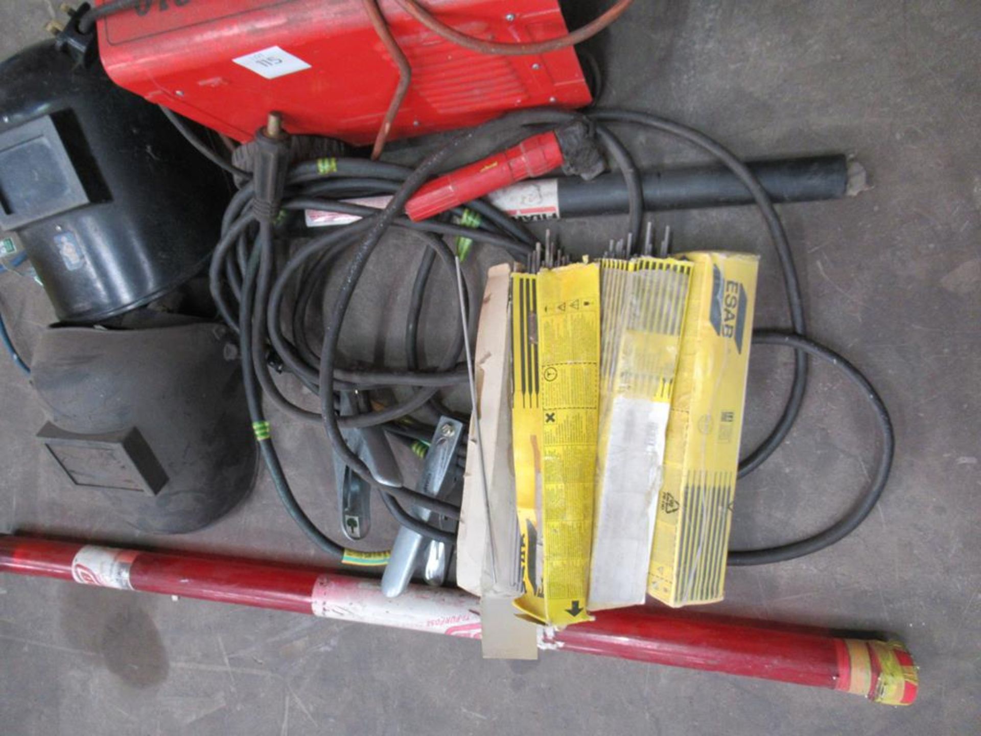 Ferm Concept 210 Arc Welder, Two Welding Masks, ESAB Electrodes etc. - Image 3 of 5