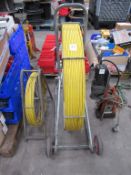 2x Portable Drainage Rodding Reels