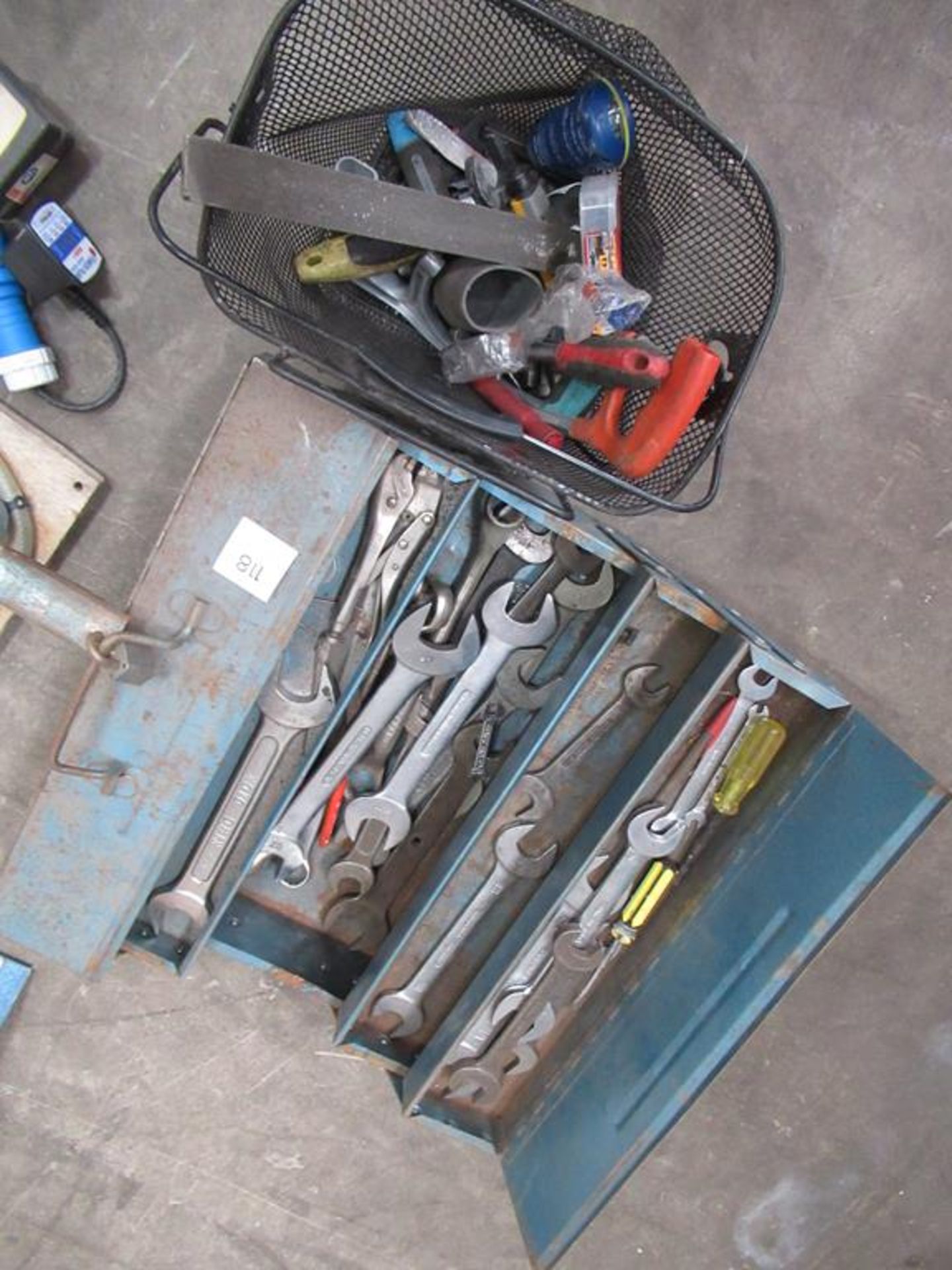 Qty of Spanners, Toolbox and Hand tools