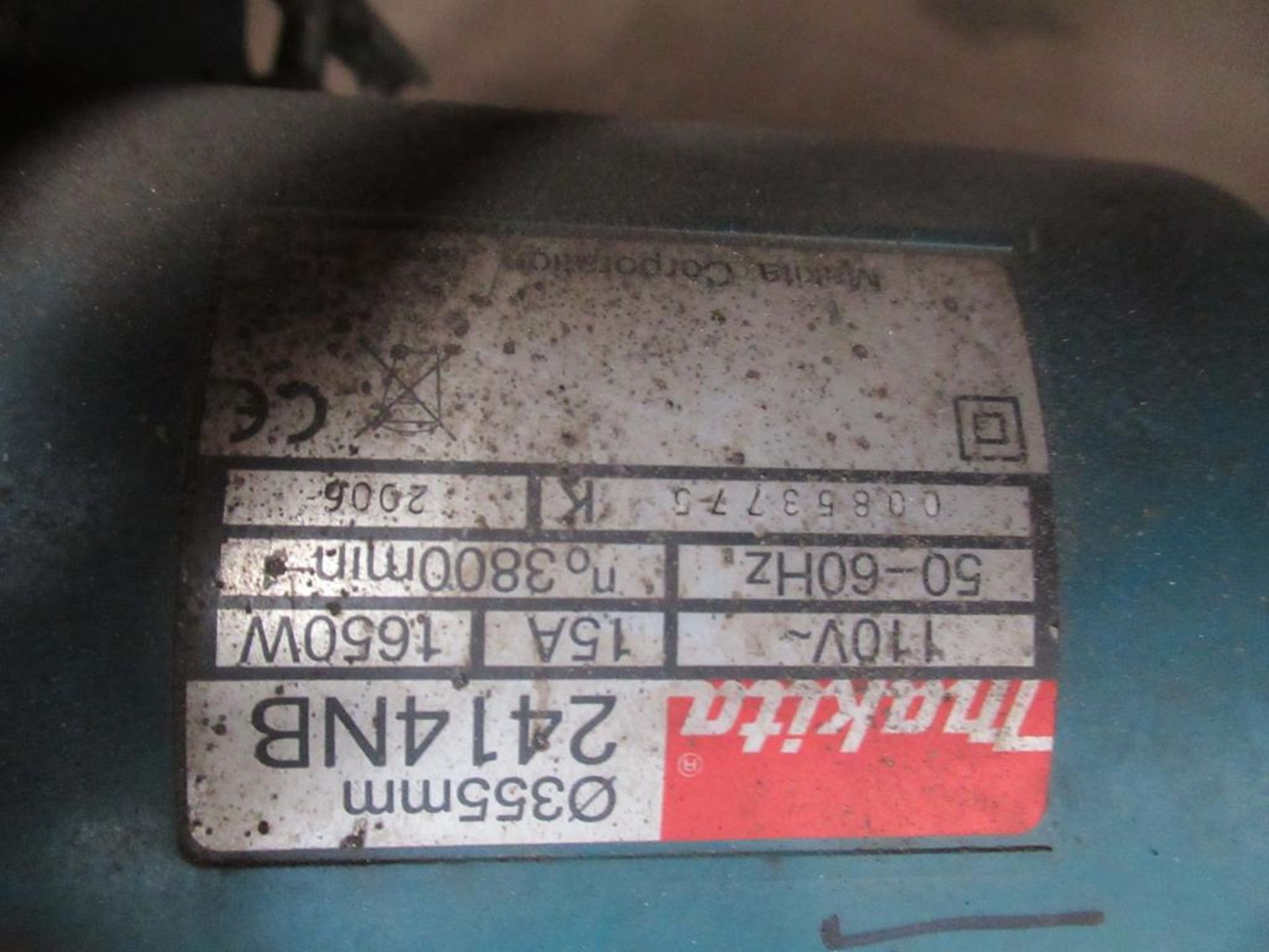 Makita 2414NB chopsaw (110V) - Image 3 of 3