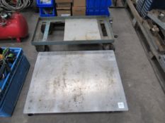 2 Various Steel Fabricated Dollies