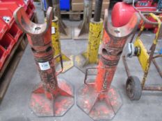 2 Heavy Duty Cable Reel Holders