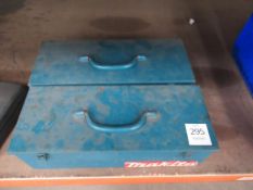 2x Makita Angle Grinders in Metal Boxes (110v)
