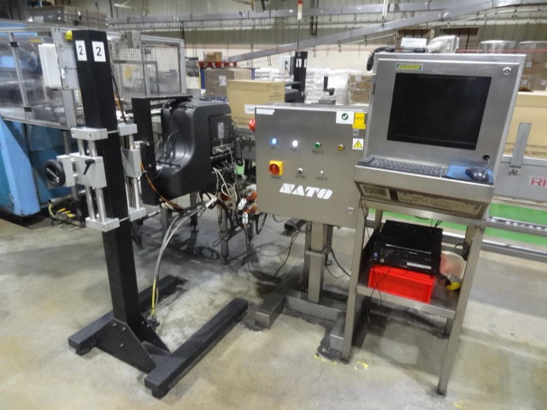 Sato Twin head Box Labeller applicator