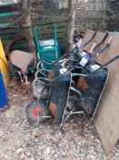 7 Various Wheelbarrows