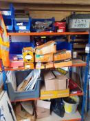 Steel Shelving Unit with Contents of Hilti & Paslode Fixings