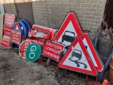 Quantity of Various Road Signage and Pedestrian Ramps & Pedestrian Barriers