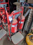 Portable Fire Station with 2 x Fire Extinguishers & Manual Fire Alarm