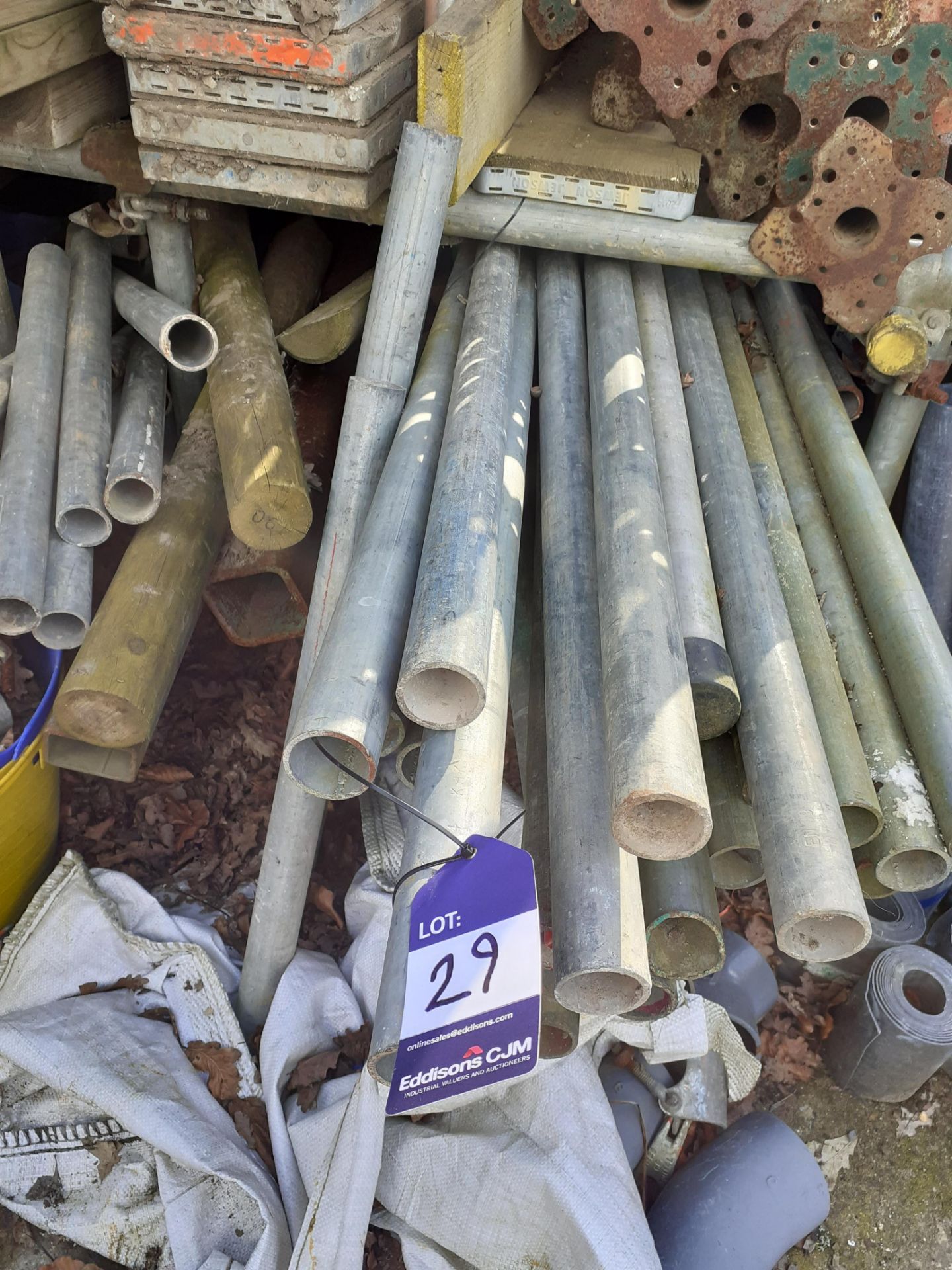 Small Quantity of Scaffold including Boards, Tubes & Clips