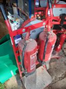 Portable Fire Station with 2 x Fire Extinguishers & Manual Fire Alarm