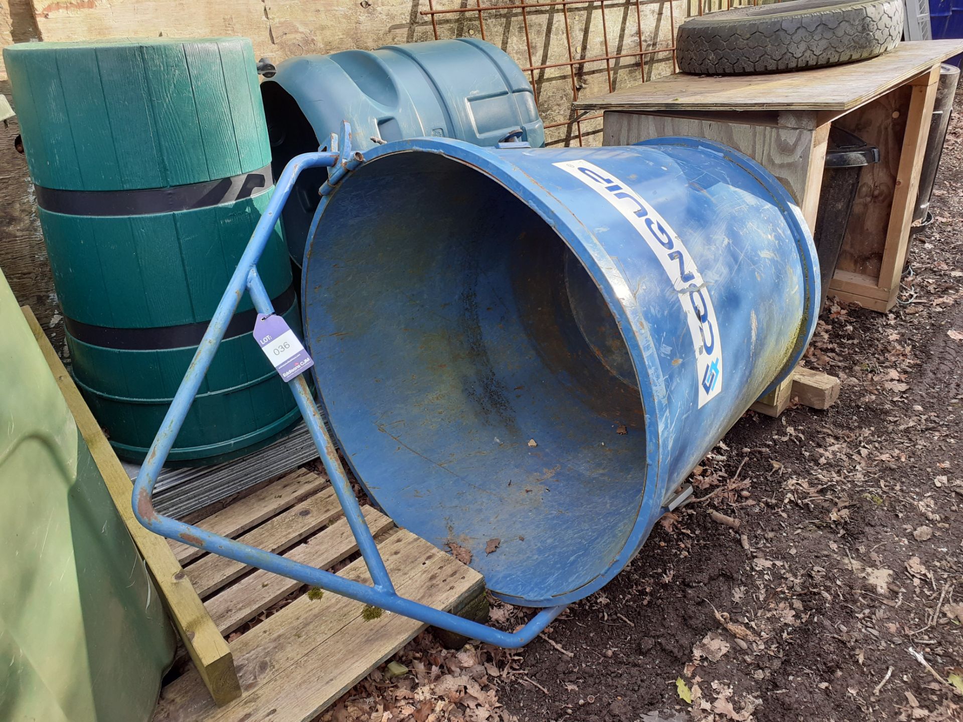 Steel 1m Tipping Skip - Image 2 of 2