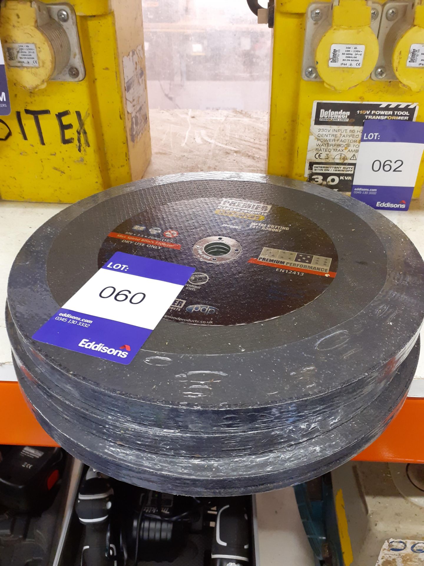 3 Packs of 5 300mm Cutting Discs