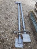Pair of Heavy Duty Acrow Props, 8’ Closed