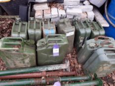 10 Various Jerry Cans