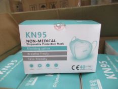 1600PCS of KN95 Non-Medical Dispoable Protective Masks