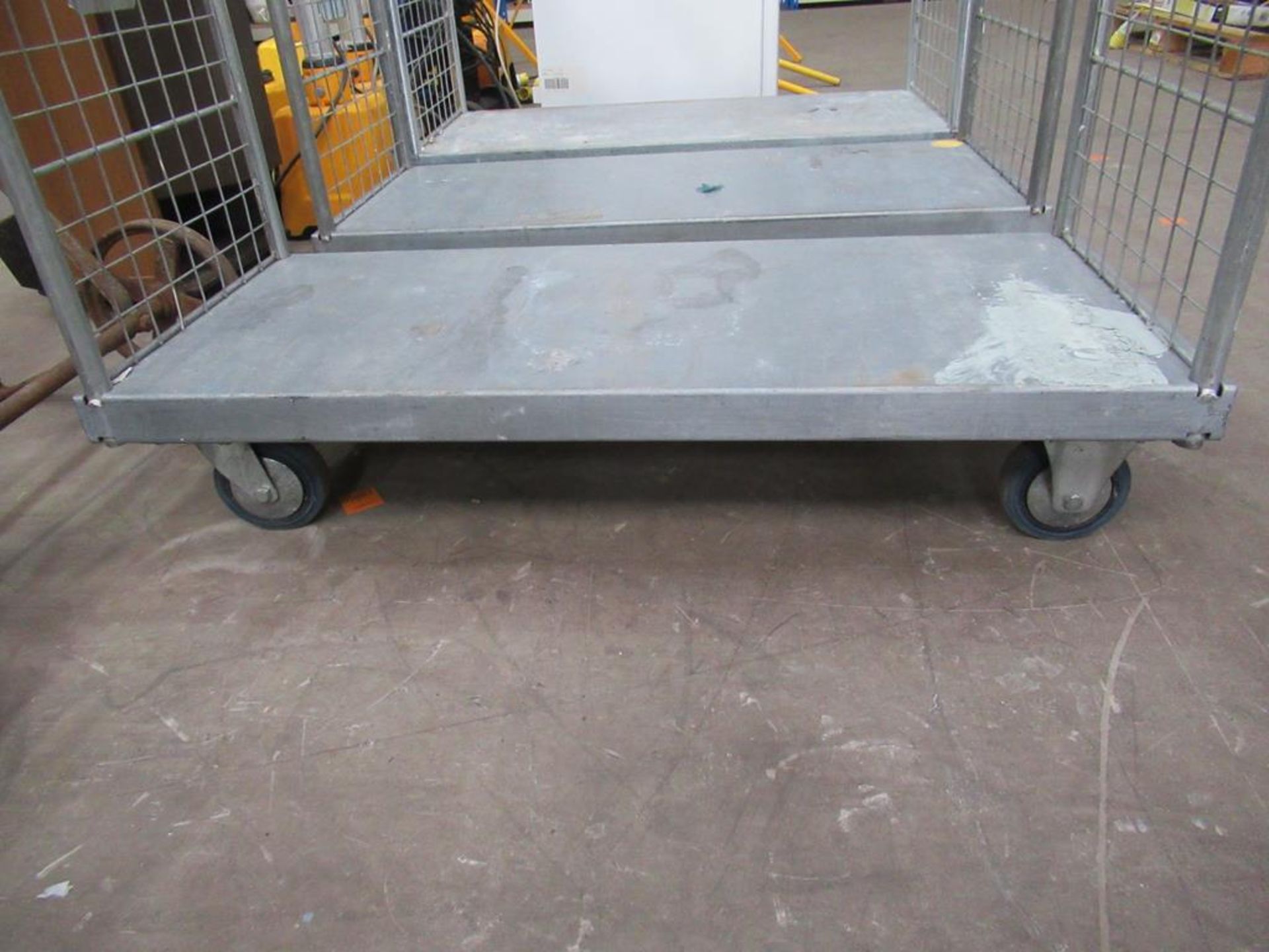 3x Metal Double Handled Trollies - Image 2 of 2