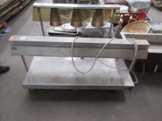 TLA Catering Stainless Steel Counter Top Heated Gantry