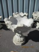 2x Tulip Urn - ornate tulip urn on hexagonal base