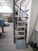 6 Rung Aluminium Step Ladder, 2 line Bin Wall Plates and Large Drill Bit.