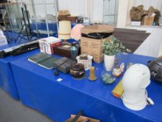 Miscellaneous Lot including Lamps, Kitchenware etc