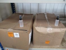 2x Boxes of Unbranded 50ml Hand Sanitiser Spray (Approx. 225 bottles per box)