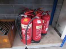 7x Foam Fire Extinguishers