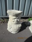 1x Toby Jug - deep planter / umbrella stand