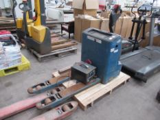 Electric Powered Pallet Truck with Battery Charger