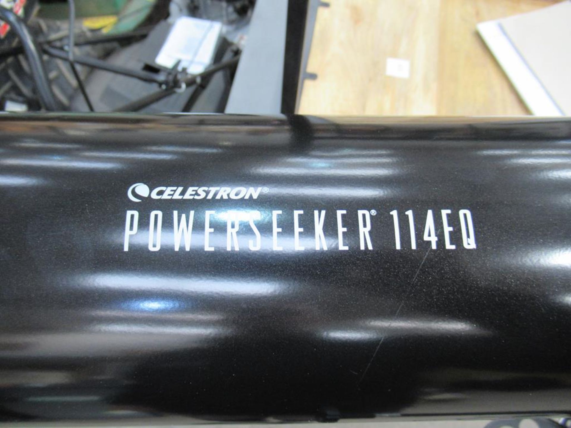 Celestron Power seeker 114EQ Telescope on stand - Image 3 of 6