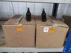 2x Boxes of Unbranded 150ml Hand Sanitiser Spray (Approx. 100 bottles per box)