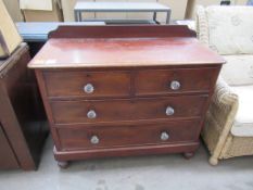 4x Drawer Chest with Glass Handles/ Knobs