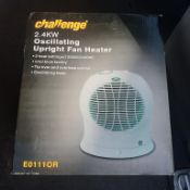 x4 Oscillating Upright Fan Heaters 2.4KW. Brand New