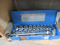 27 Piece 3/4 Drive AF-MM Socket Wrench Set